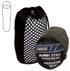 Mummy Style Sleeping Bag Liner - Polycotton
